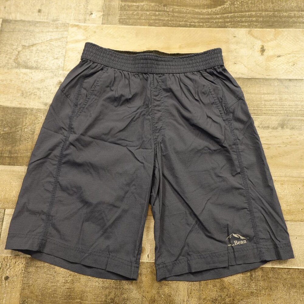 LL Bean nylon outdoor shorts men's small graphite beach hiking water quickdrying